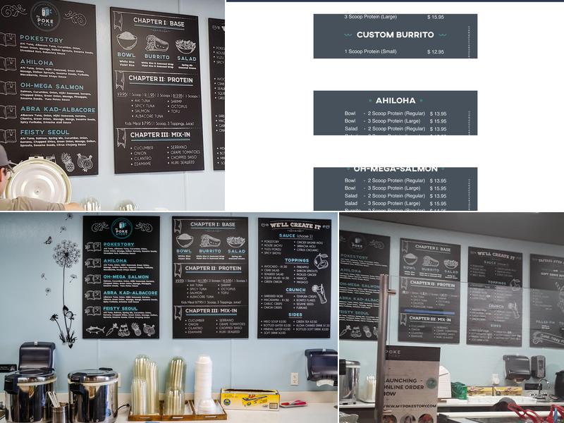 The Poke Story Southglenn Menu