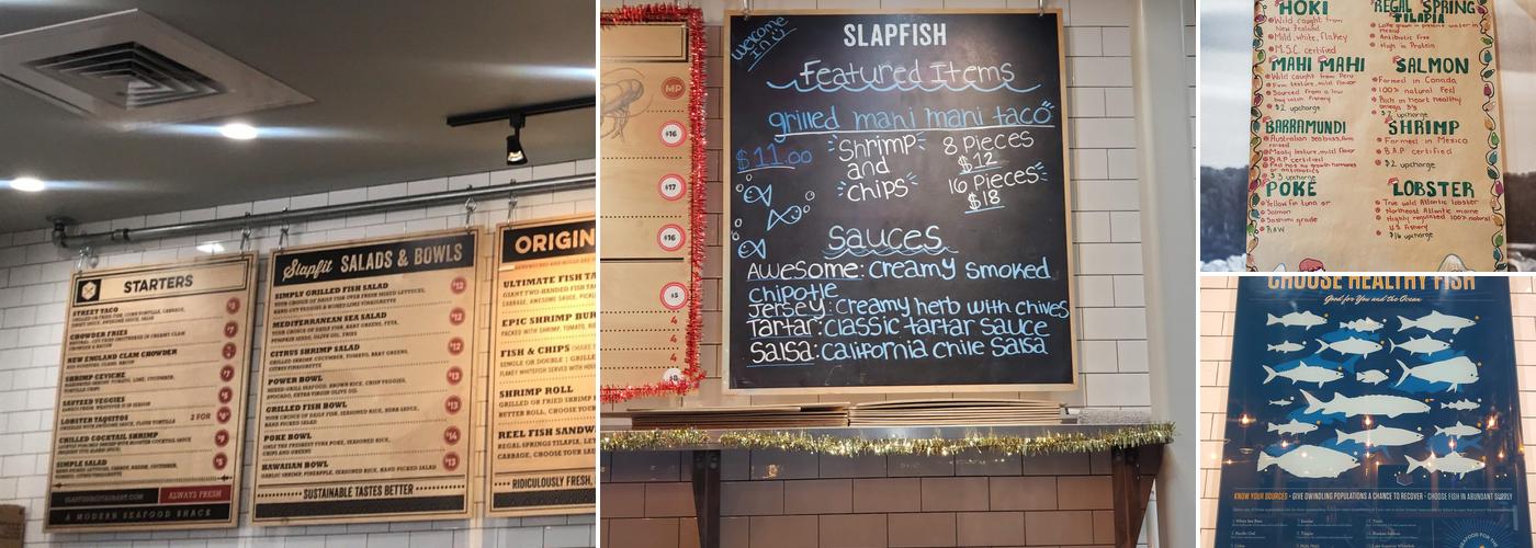 Slapfish Menu