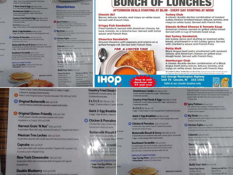 IHOP Menu
