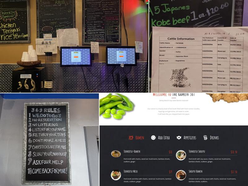 Ramen 369 Menu