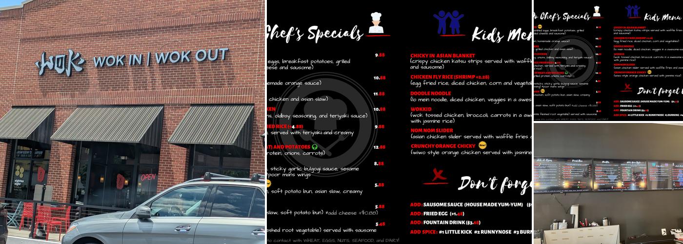Wok in Wok Out Menu