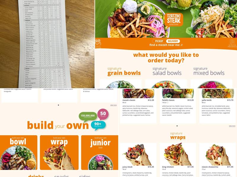 mezeh Menu