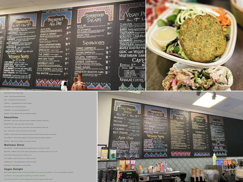 Leaf and Ginger Menu