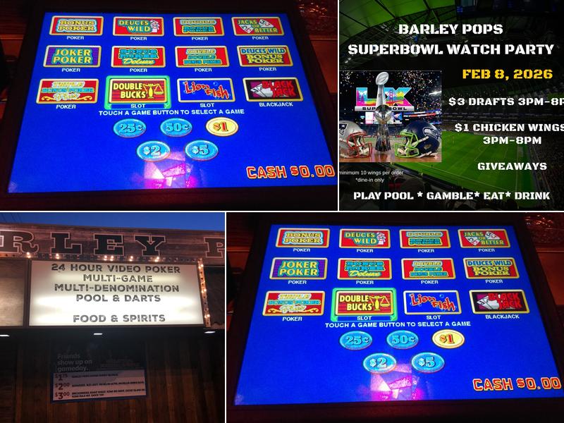 BARLEY POPS Menu