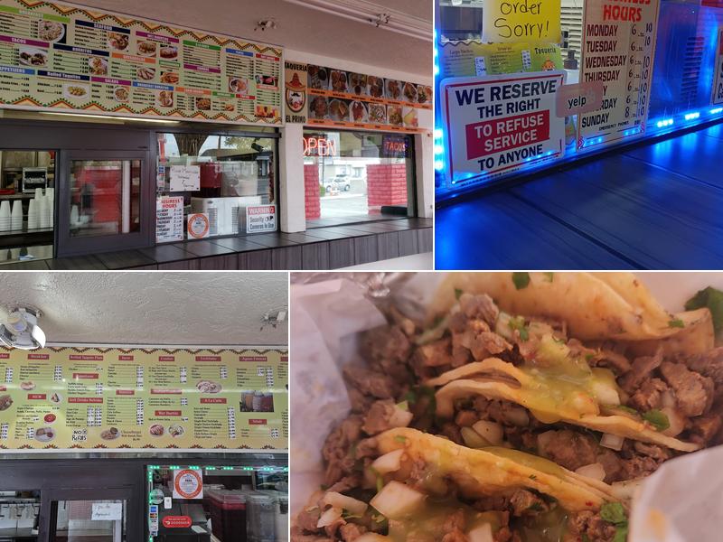 Taqueria el primo Menu