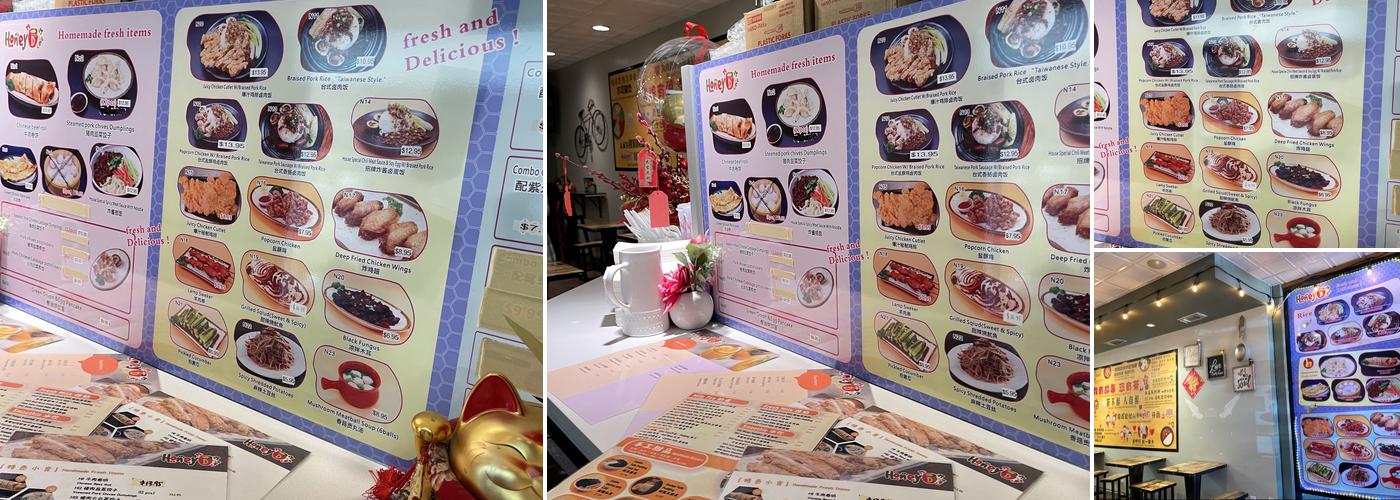Honey D Cafe Menu