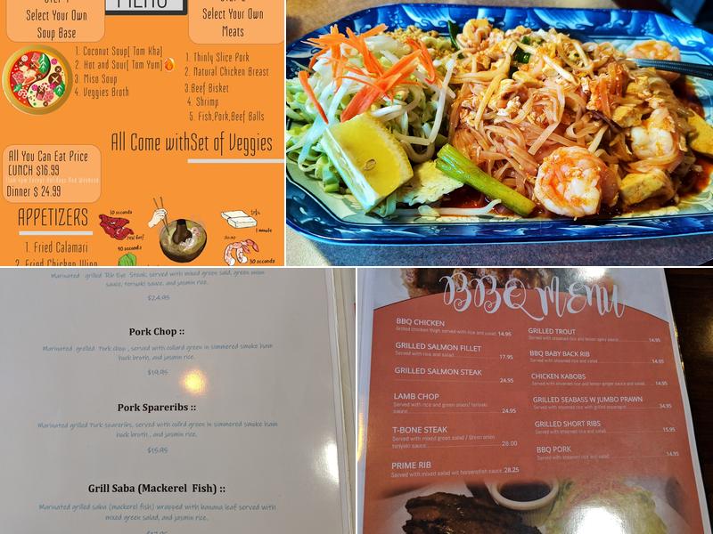 Bangkok Island Thai Fusion Menu
