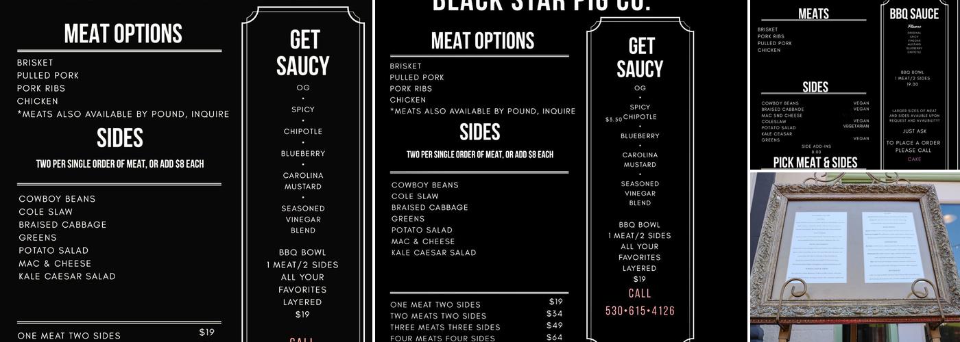 Cake Bakery & Cafe Menu