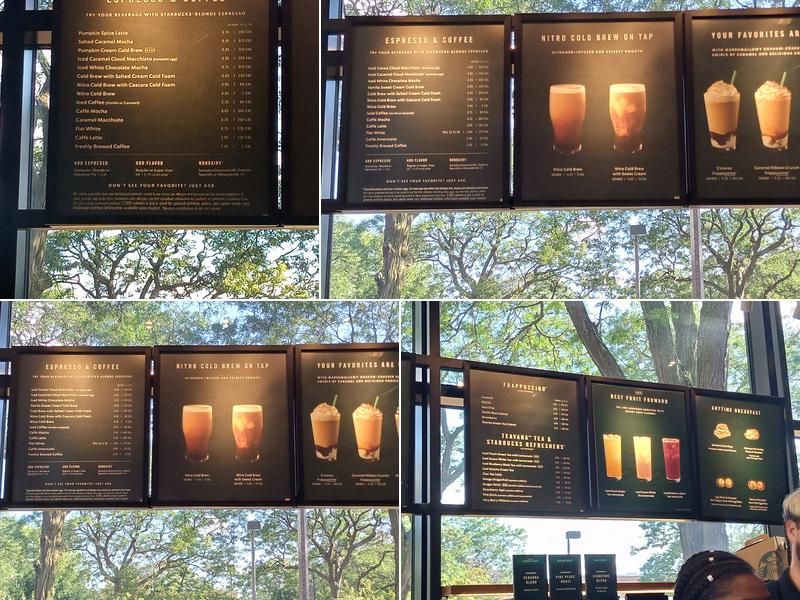 Starbucks Menu