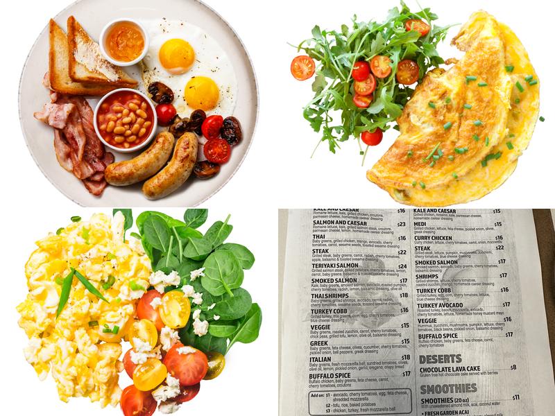 Fresh Garden Bowls Menu