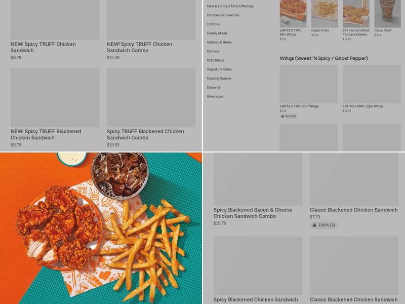 Popeyes Louisiana Kitchen Menu