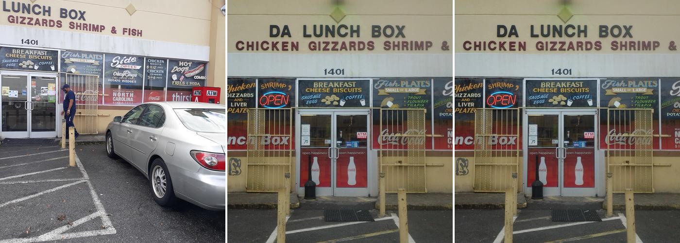 Da Lunch Box Menu