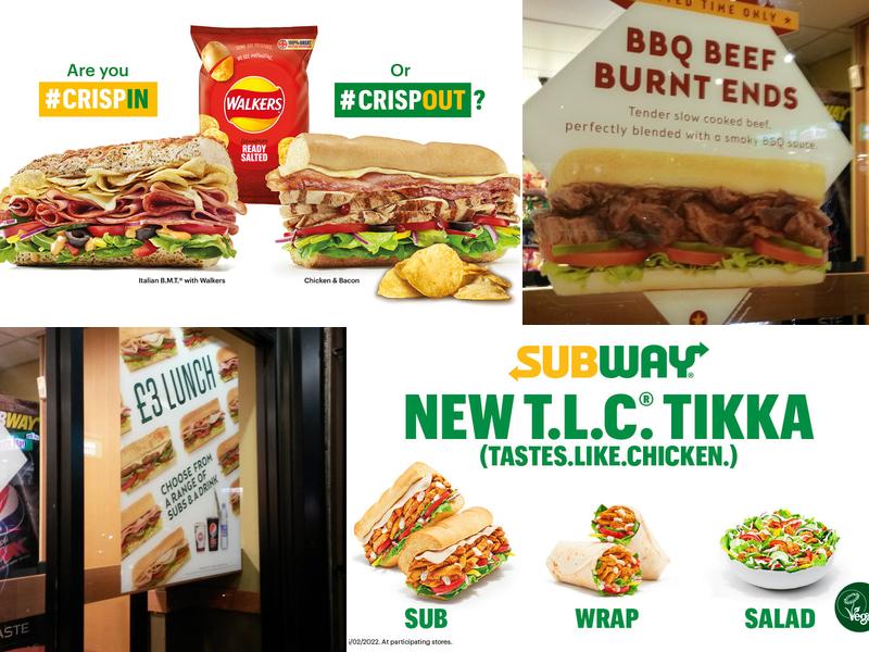 Subway Menu
