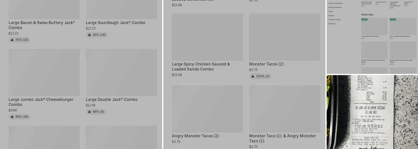 Jack in the Box Menu