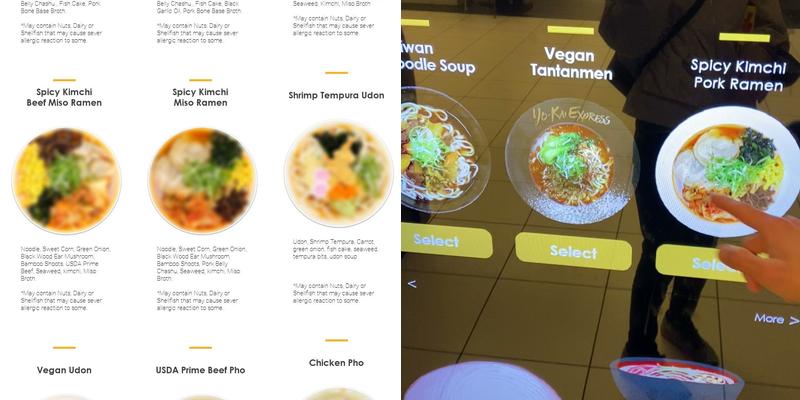 Yo-Kai Express @ Metreon Menu