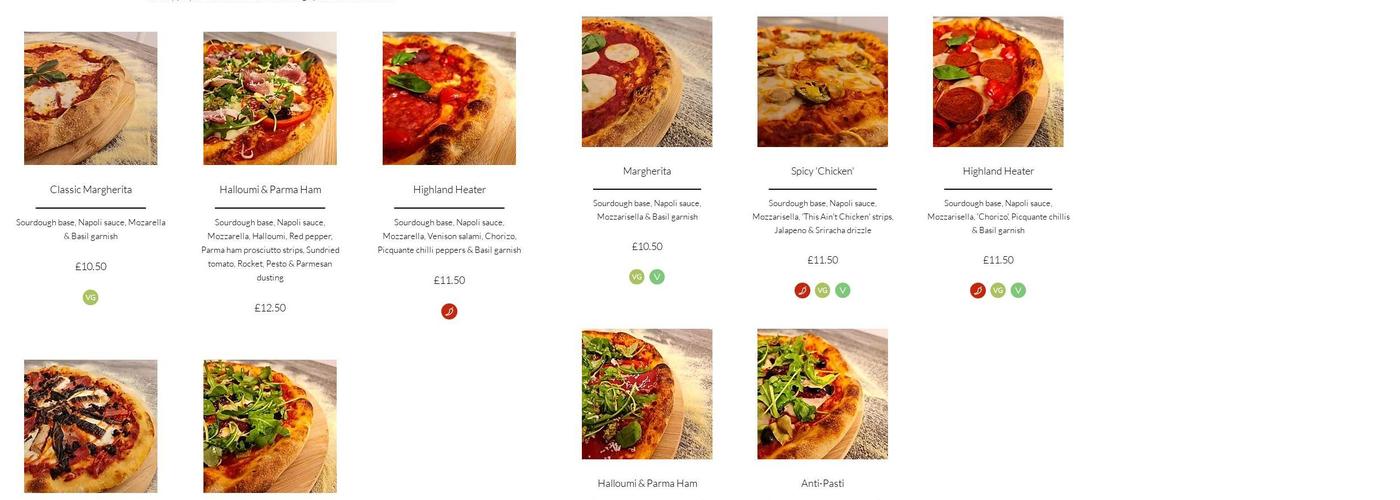 Cullach Brewing Menu