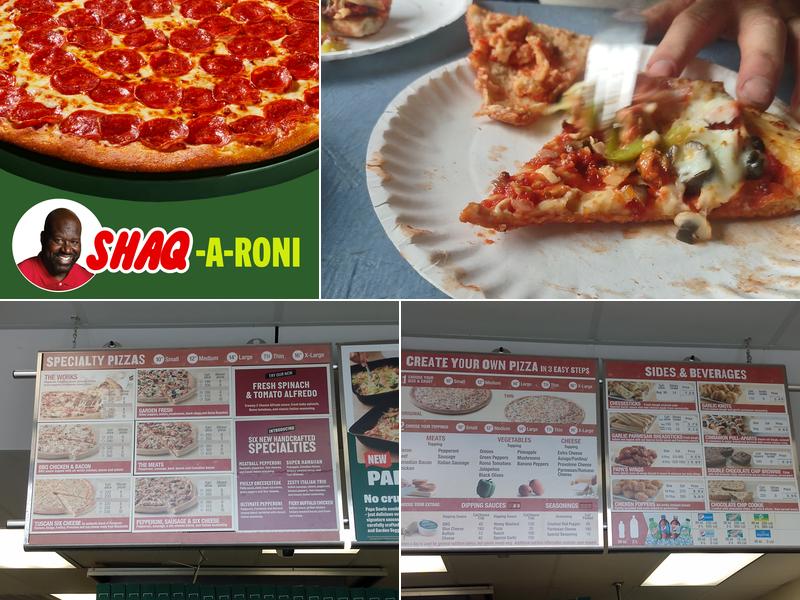 Papa Johns Pizza Menu