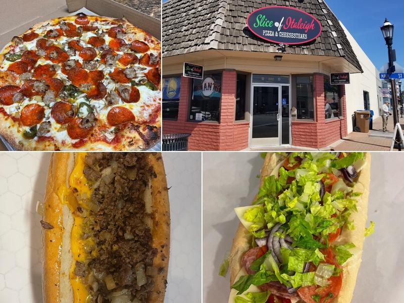 Slice of Martinez Pizza & Cheesesteaks