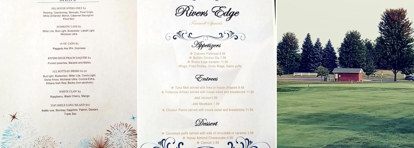 River's Edge at Carrington Menu
