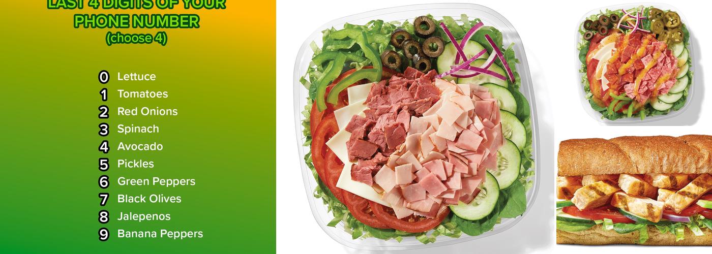 Subway Menu