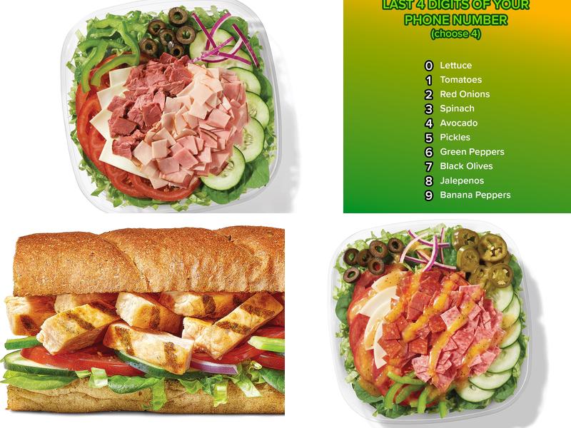 Subway Menu