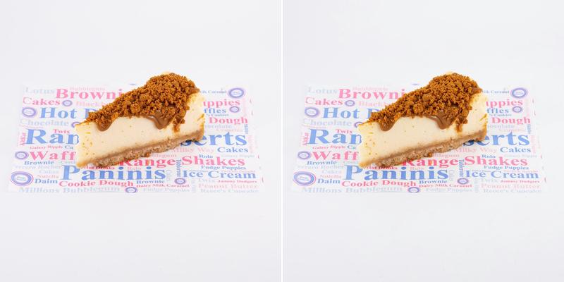 Range Desserts Peterborough Menu