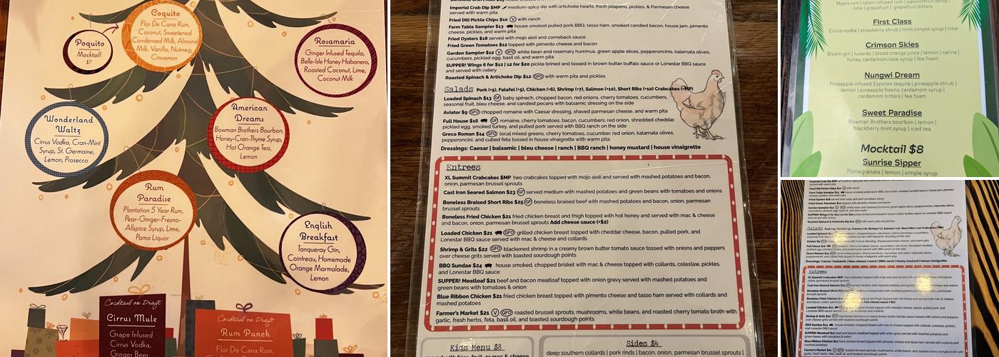 LUNCH.SUPPER! Menu