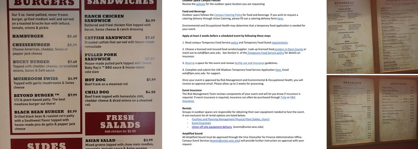 Sett Pub Menu