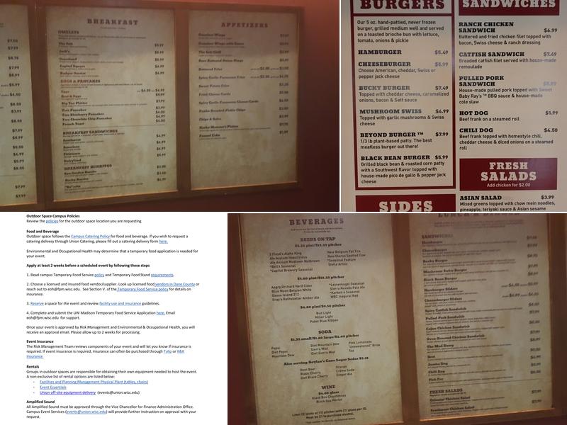 Sett Pub Menu