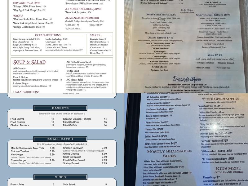 Allatoona Grill Menu