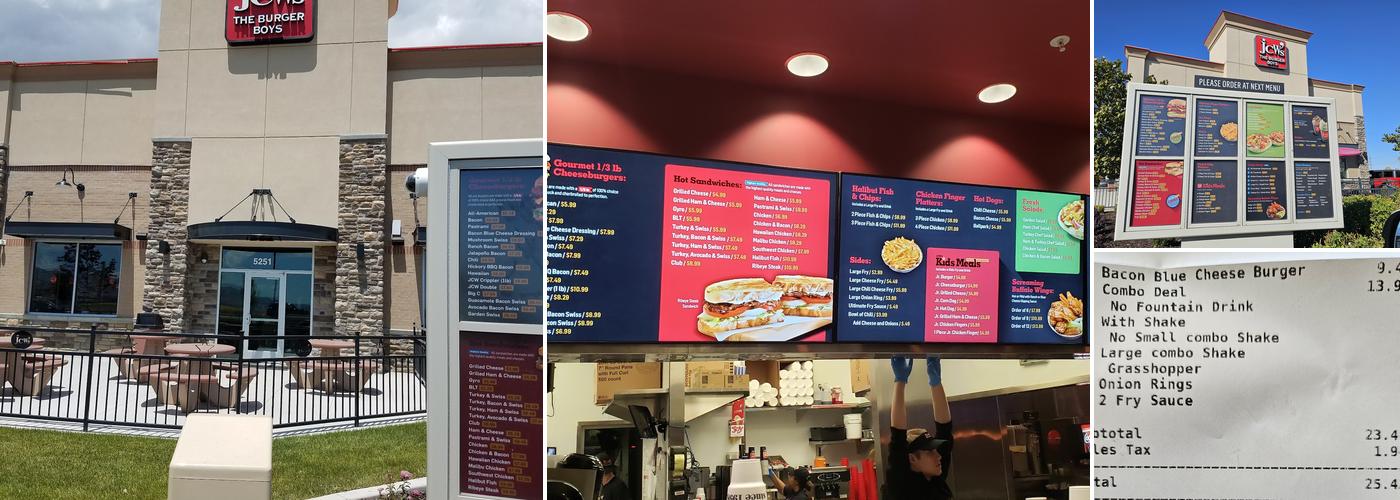 JCW’s Menu
