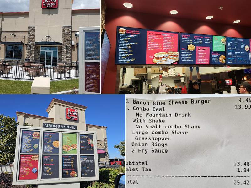 JCW’s Menu