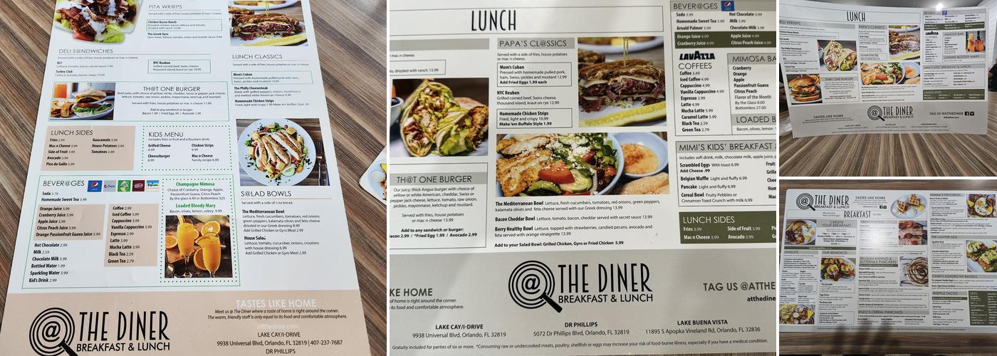 @ The Diner Menu