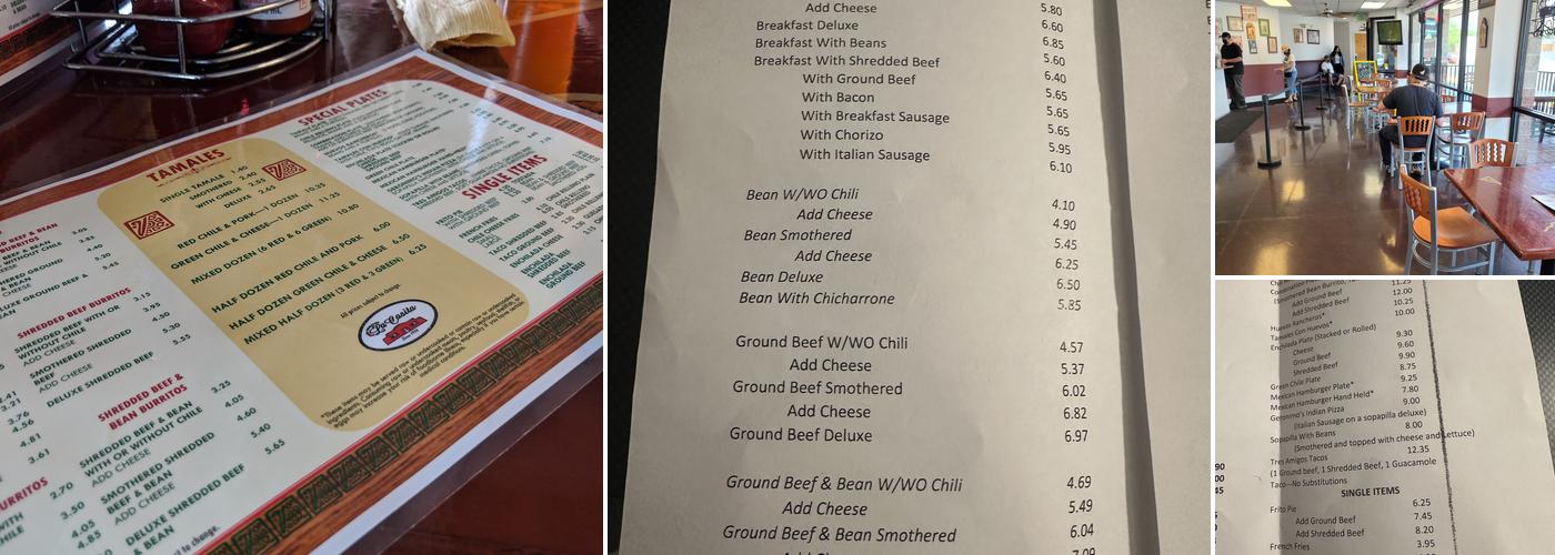 Tamales By La Casita Menu