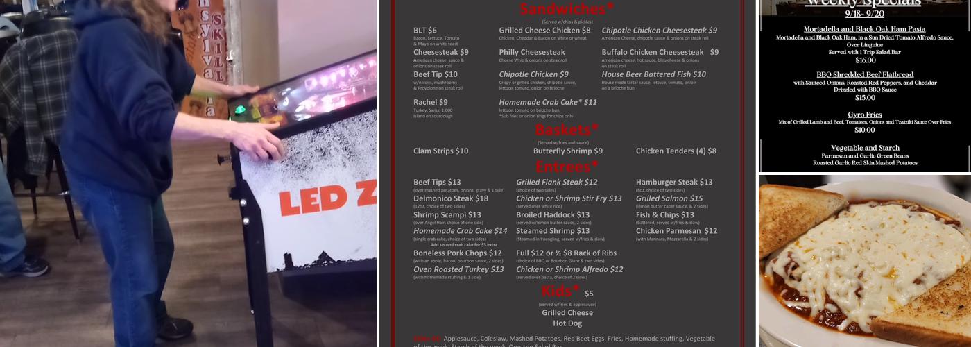 Reamstown Athletic Association Menu