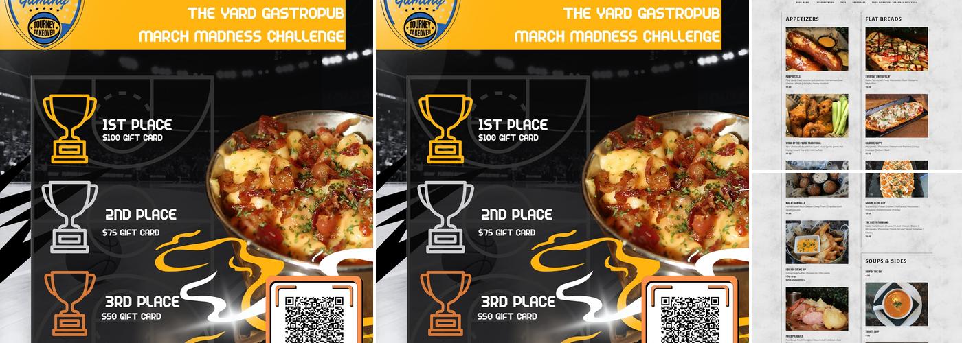 The Yard Menu