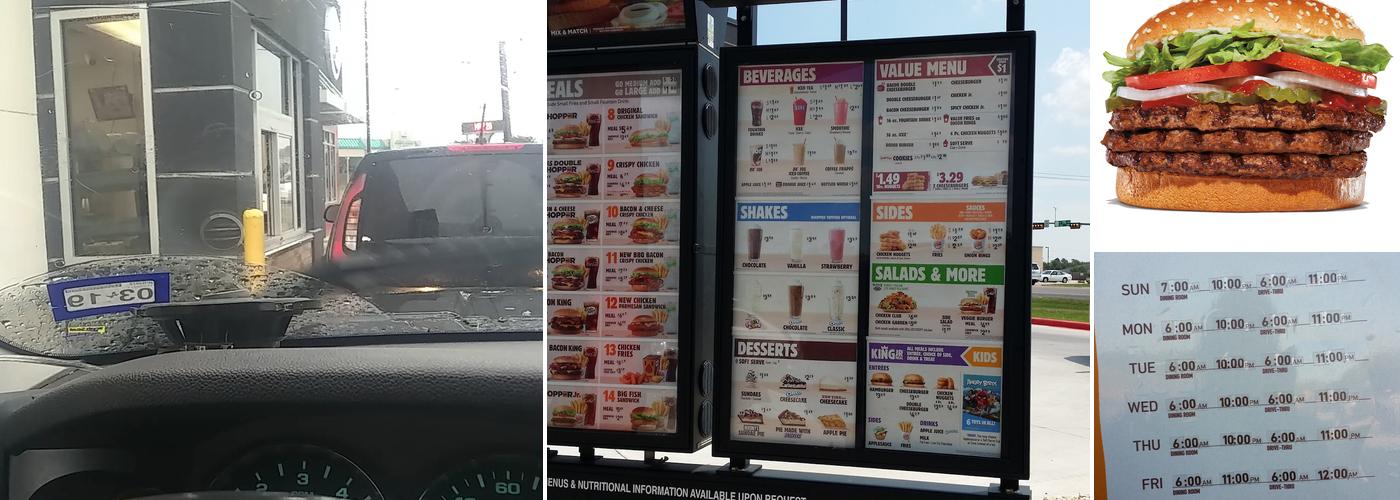 Burger King Menu