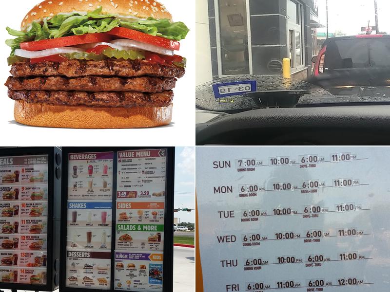 Burger King Menu