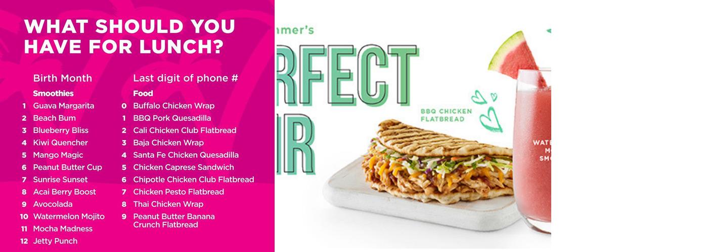 Tropical Smoothie Cafe Menu