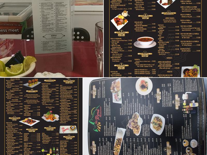Mi Perú Menu