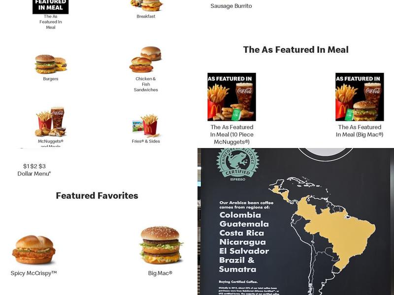 McDonald's Menu
