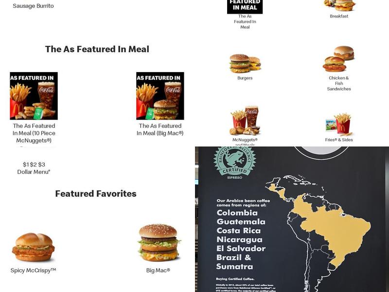 McDonald's Menu