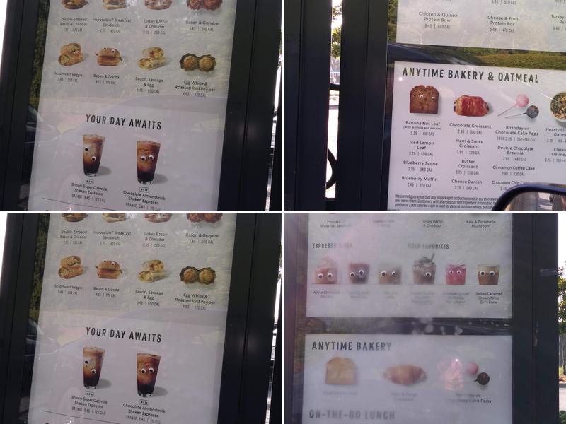 Starbucks Menu