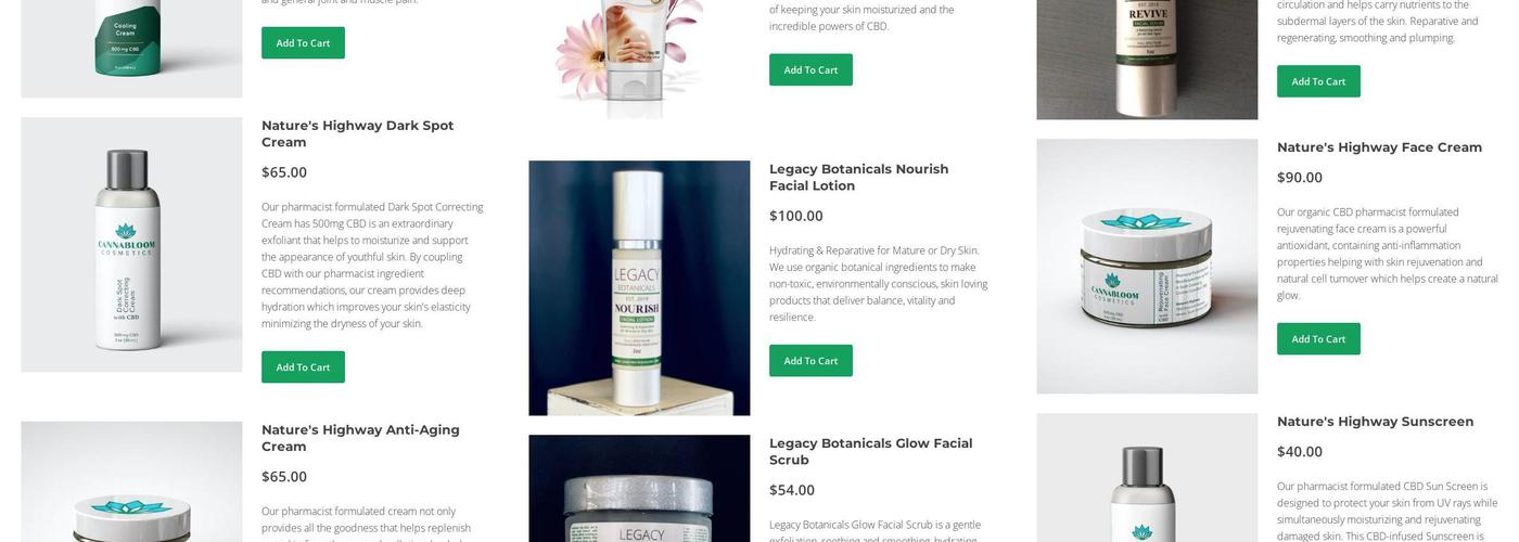 Mitty's Cannabis Cafe Menu