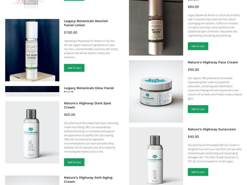 Mitty's Cannabis Cafe Menu