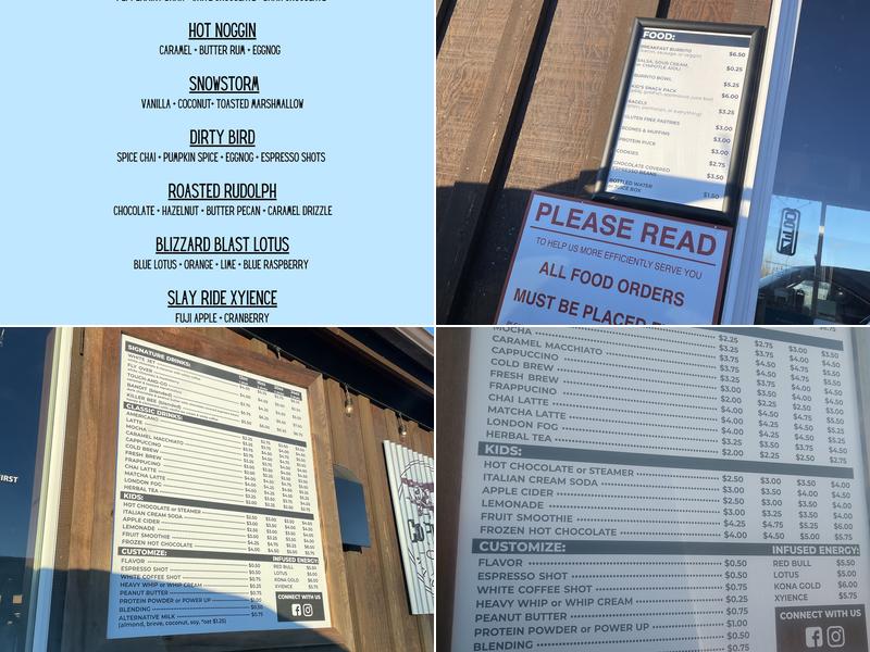 Copilot Coffee Menu