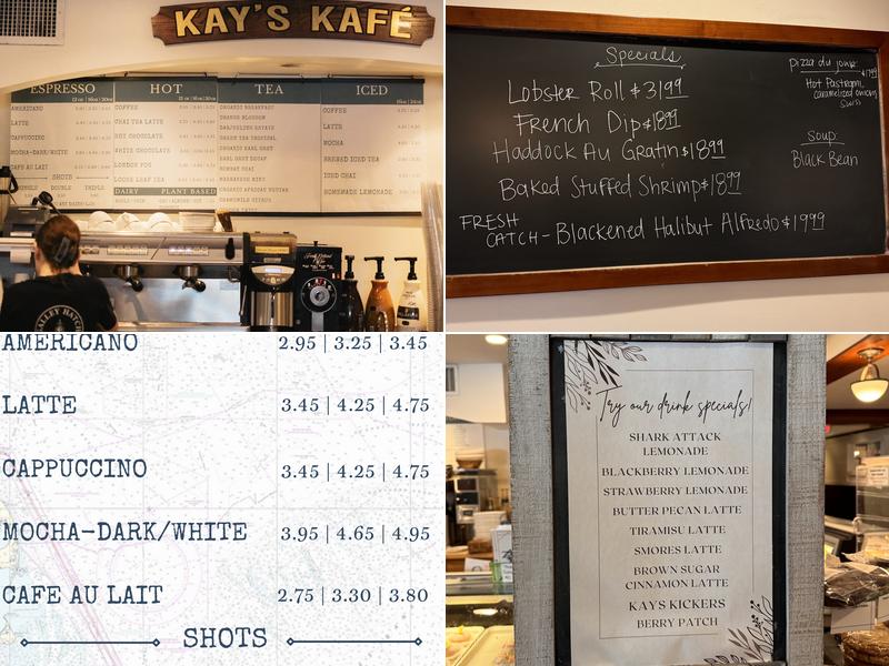 Kay's Cafe & Bakery Menu
