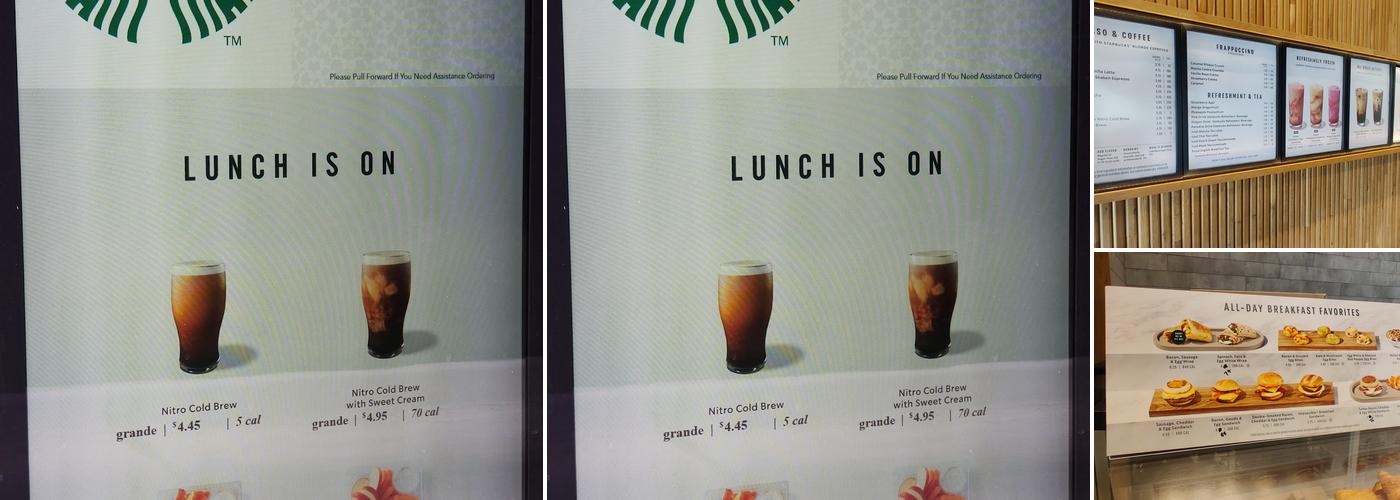 Starbucks Menu