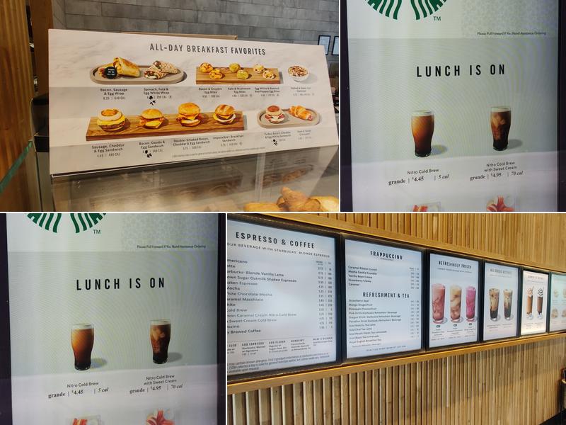 Starbucks Menu