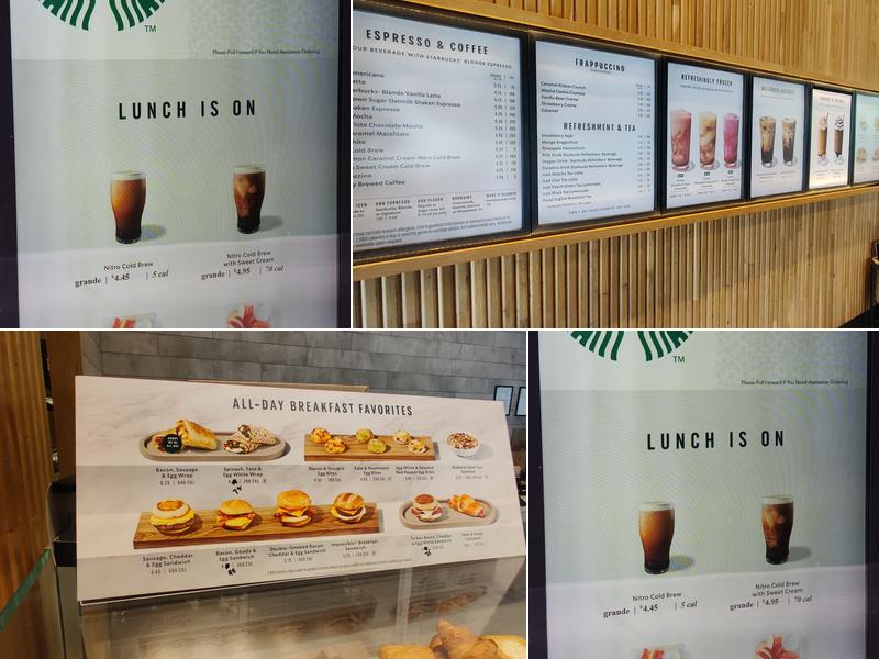 Starbucks Menu
